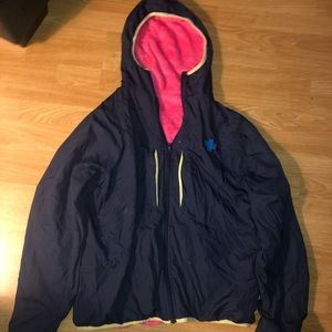 Pink Dolphin Reversible Windbreaker